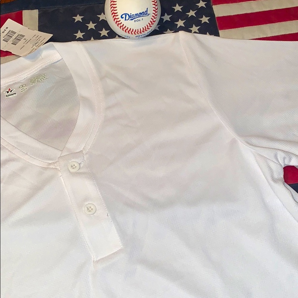 ⭐️🆕Baseball JERSEY in White by ALLESON Athletics